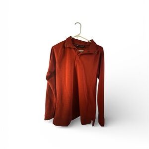 Boys youth yxl Red Quarter-Zip Sweater